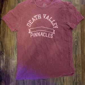 Death Valley Pinnacles Maroon T-Shirt J. Crew